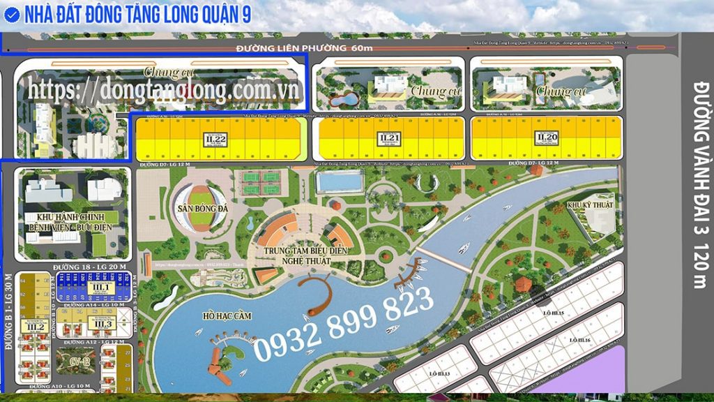 Bản đồ biệt thự Ba Son Đông Tăng Long