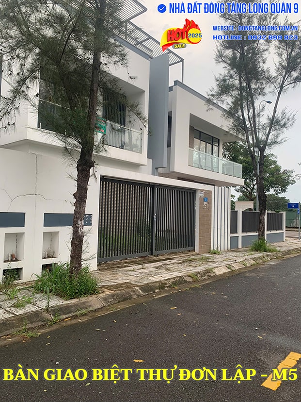 Bàn giao mẫu biệt thự đơn lập M5