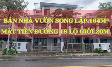 Bán nhà vườn song lập 164m² khu vực đường 18 Đông Tăng Long