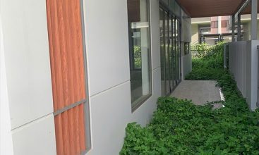 Bên hông nhà vườn liền kề Ba Son