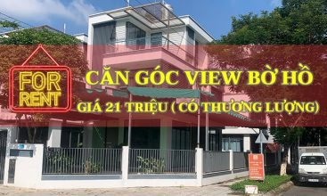 Cho thuê căn góc view hồ Hạc Cầm Đông Tăng Long