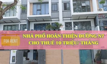 Cho thuê nhà phố Ba Son hoàn thiện 260 N7