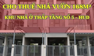 Cho thuê nhà vườn khu nhà ở thấp tầng số 5 HUD