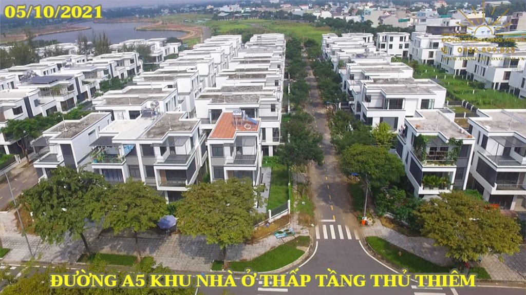 Đường A5 khu nhà ở thấp tầng Thủ Thiêm 2021