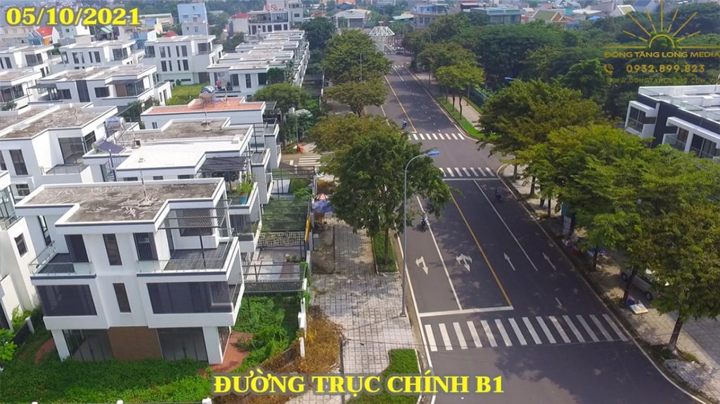 Đường trục chính B1 Đông Tăng Long 2021