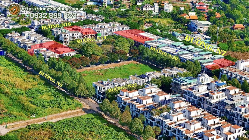 Hình ảnh khu nhà ở thấp tầng Thăng Long