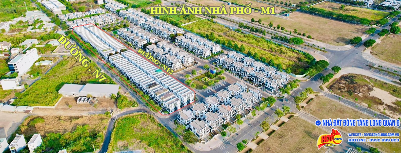 Hình ảnh khu nhà phố M1