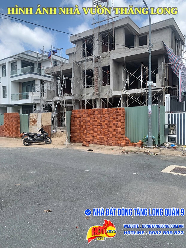 Hình ảnh nhà vườn thấp tầng Thăng Long