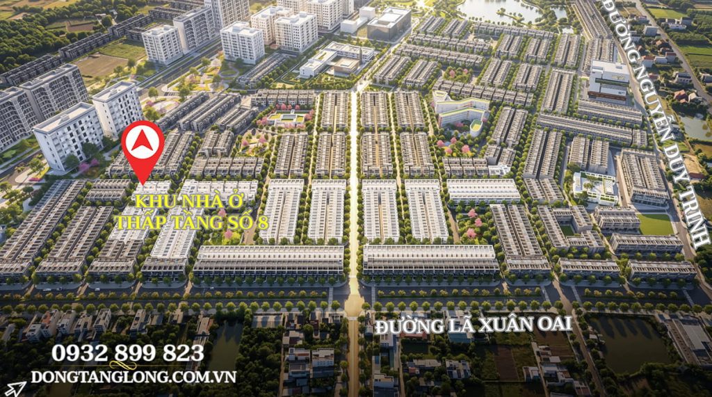 Kết nối giao thông khu nhà ở thấp tầng số 8 HUD