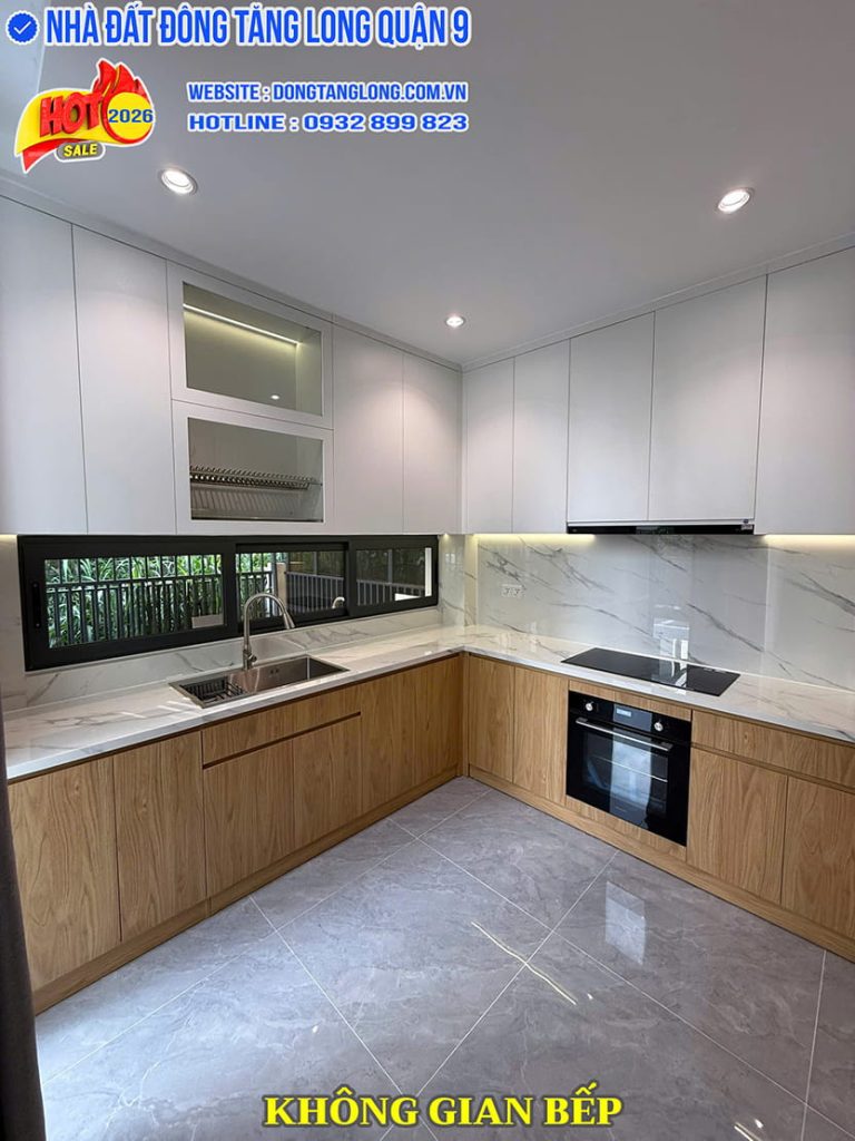 Không gian bếp 14N18 Nhà ở thấp tầng Thăng Long
