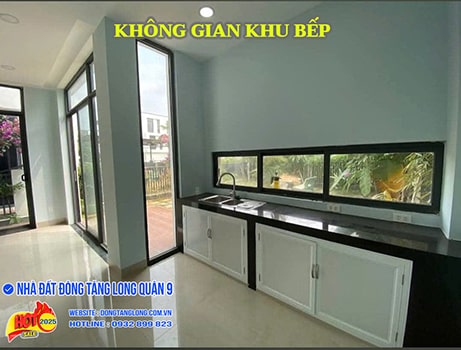 Không gian bếp nhà 20B1 đường trục chính Đông Tăng Long