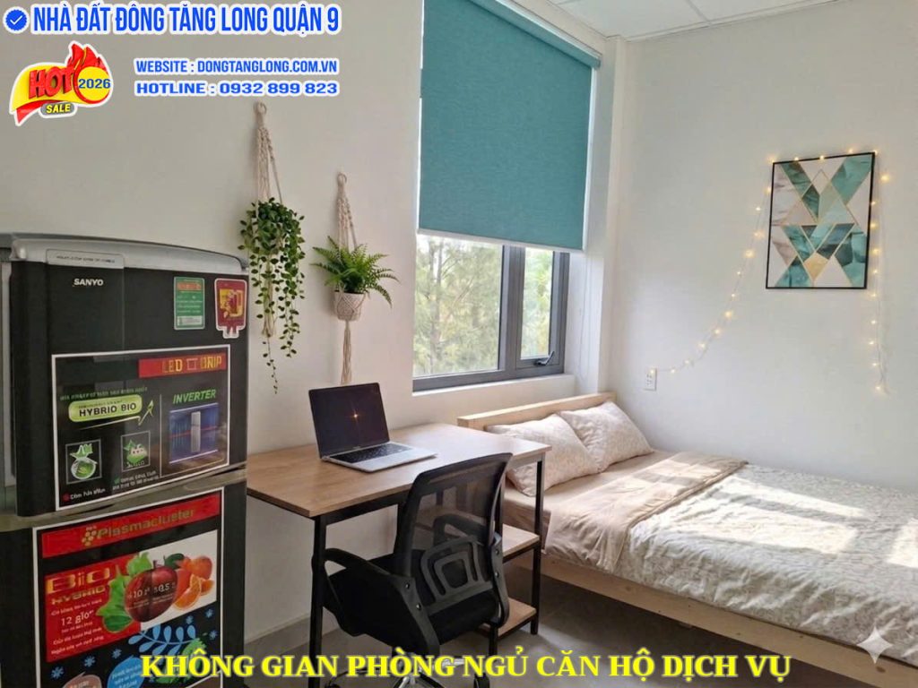 Không gian căn hộ dịch vụ Đông Tăng Long