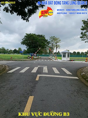 Khu vực B3 biệt thự Ba Son