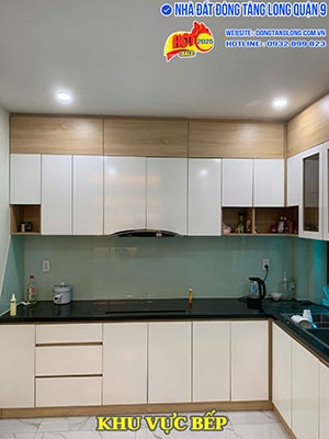Khu vực bếp nhà phố Ba Son 204 Đường N7 Đông Tăng Long