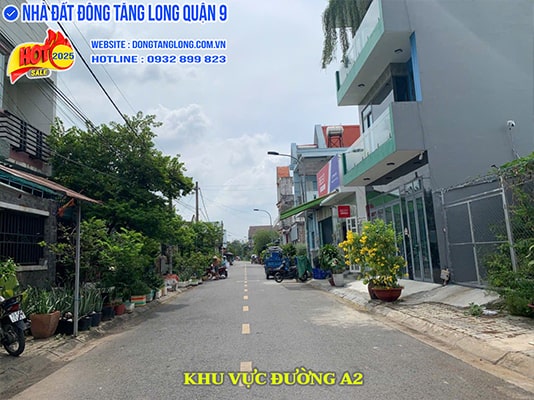 Khu vực đường A2 tái định cư Đông Tăng Long