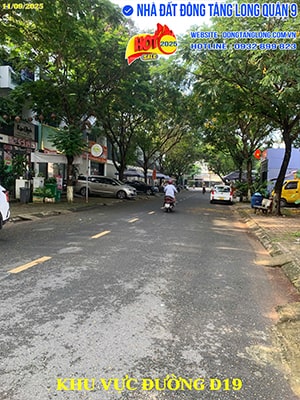 Khu vực đường D19 Đông Tăng Long