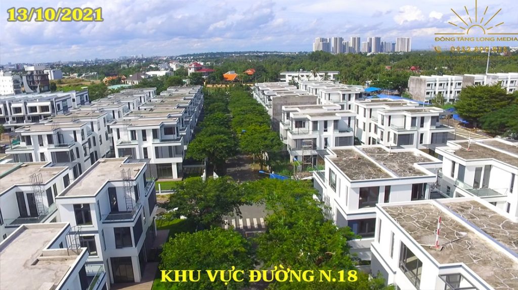 Khu vực đường N18 Nhà ở thấp tầng Thủ Thiêm 2021