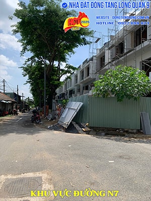 Khu vực đường N7 Đông Tăng Long