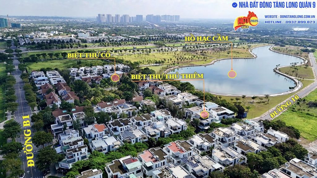 Khu vực đường trục chính Đông Tăng Long 2025