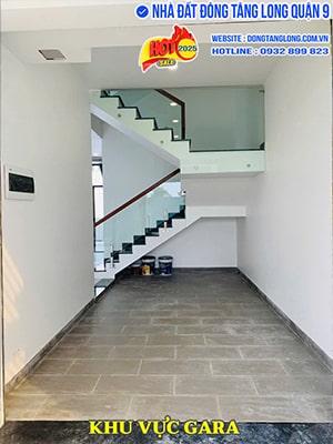 Khu vực gara 105N5 Nhà vườn Ba Son Đông Tăng Long