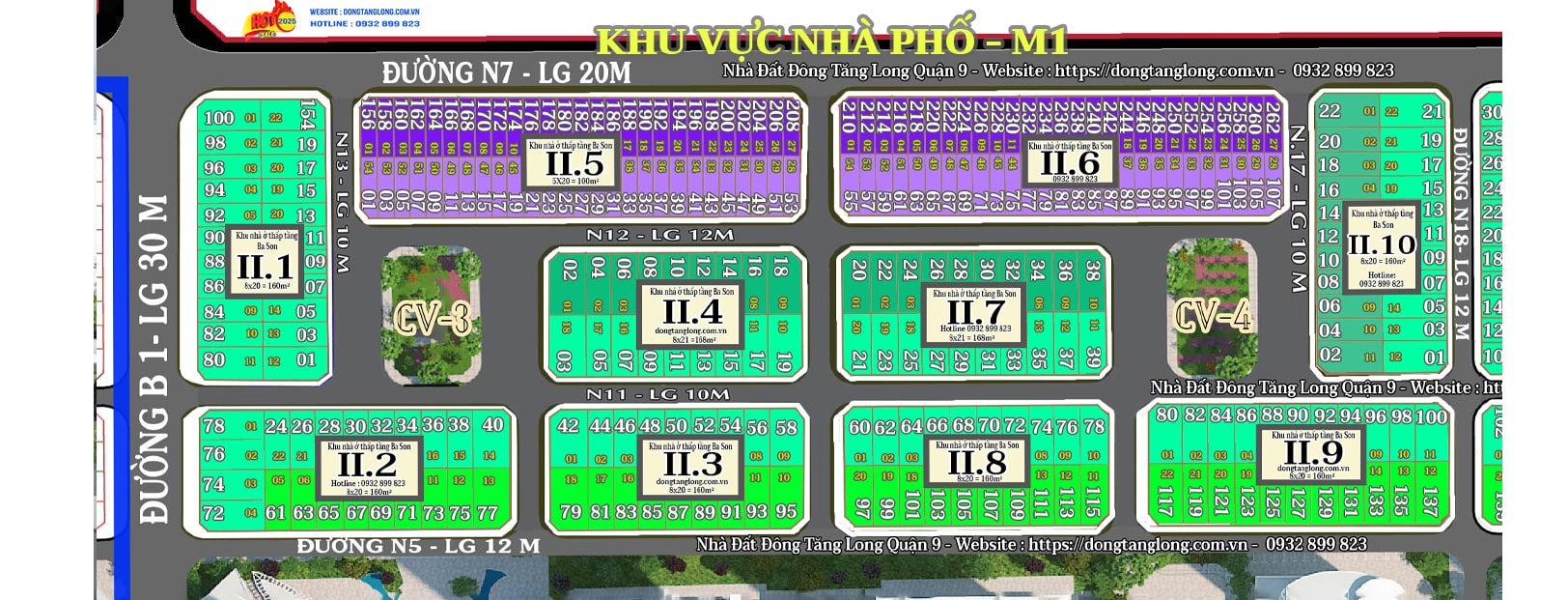 Khu vực nhà phố Ba Son