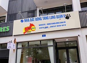 Khu vực trước nhà Shophouse 33 Đường A5 Đông Tăng Long