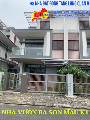 Mẫu nhà vườn Ba Son K1