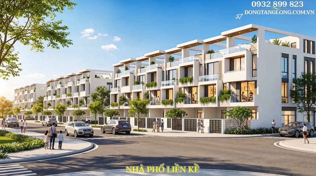 Nhà phố liên kế HUD Đông Tăng Long