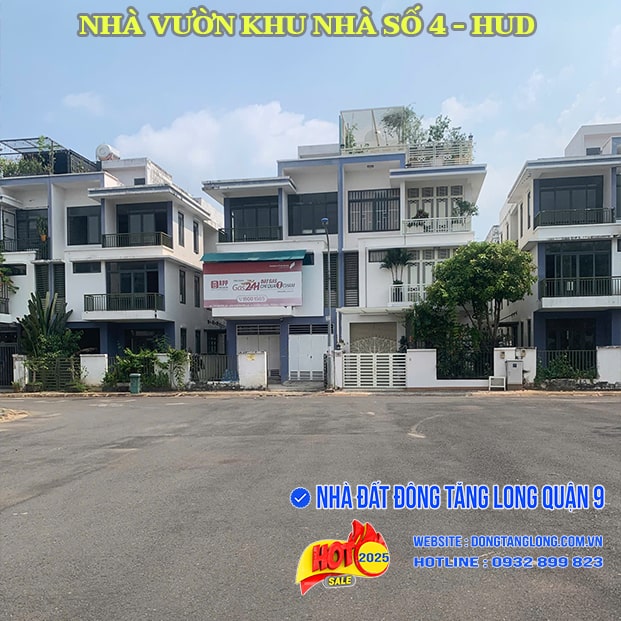 Nhà vườn khu nhà ở thấp tầng số 4 HUD