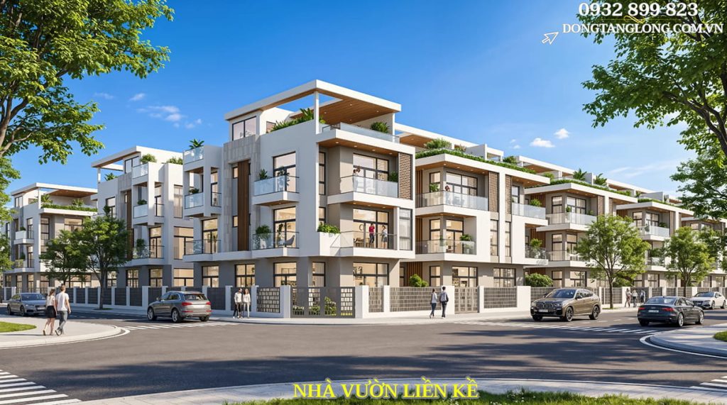 Nhà vườn liền kề HUD