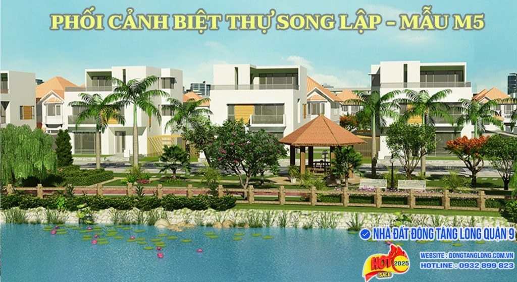 Phối cảnh biệt thự đơn lập Thủ Thiêm