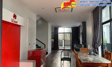 Phòng khách nhà vườn 107 đường N5 View chung cư Đông Tăng Long