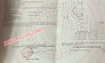 Sổ đỏ 01 đường A5 Shophouse Đông Tăng Long