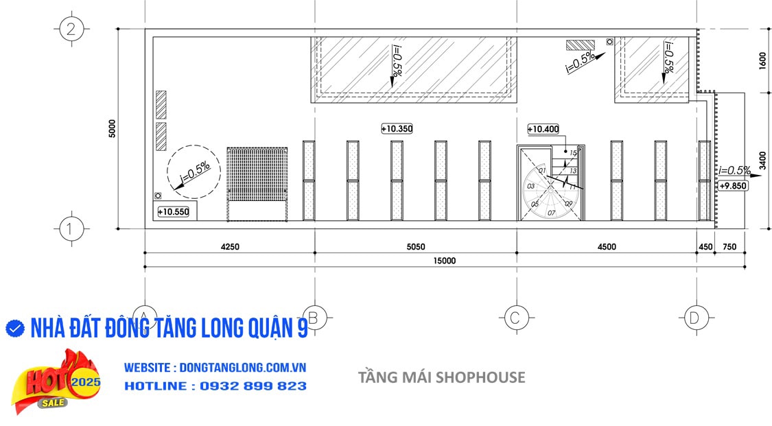 Tầng mái shophouse