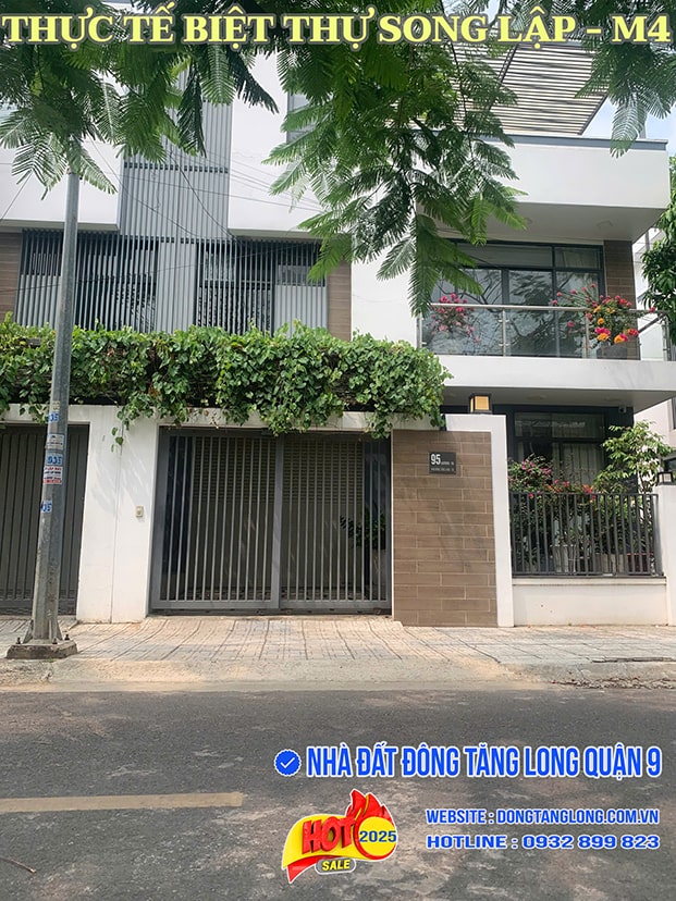 Thực tế biệt thự song lập Thủ Thiêm