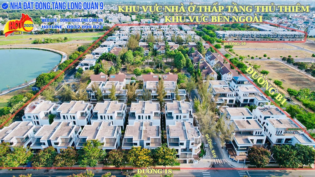 Thực tế khu vực nhà ở thấp tầng Thủ Thiêm