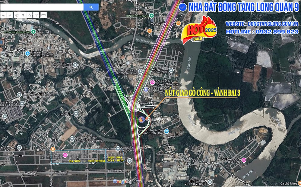 Trực quan nút giao Gò Công Vành Đai 3 Tp Hồ Chí Minh