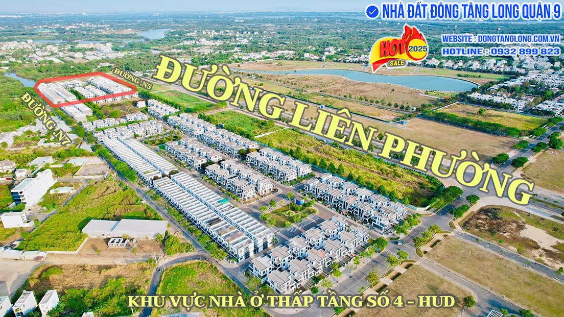 Vị trí khu nhà ở thấp tầng số 4 HUD