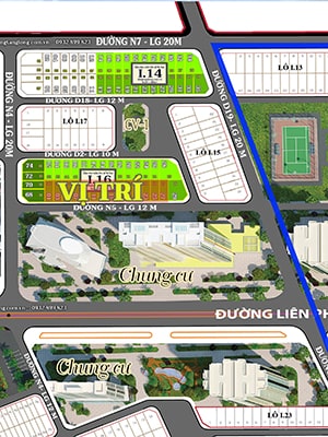 Vị trí nhà vườn 11 đường N5 Đông Tăng Long cho thuê