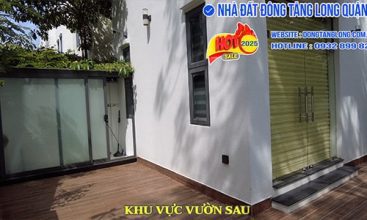 Vườn sau nhà 24N20 khu nhà số 4 Đông Tăng Long